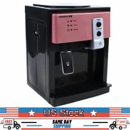 Top Loading Water Cooler Water Dispenser, 5 Gallon Hot and Cold Water Dispenser 3 Temperature Settings Hot Cold & Room Water Detachable Collection Box & Excellent Heat Dissipation for Home Office Etc