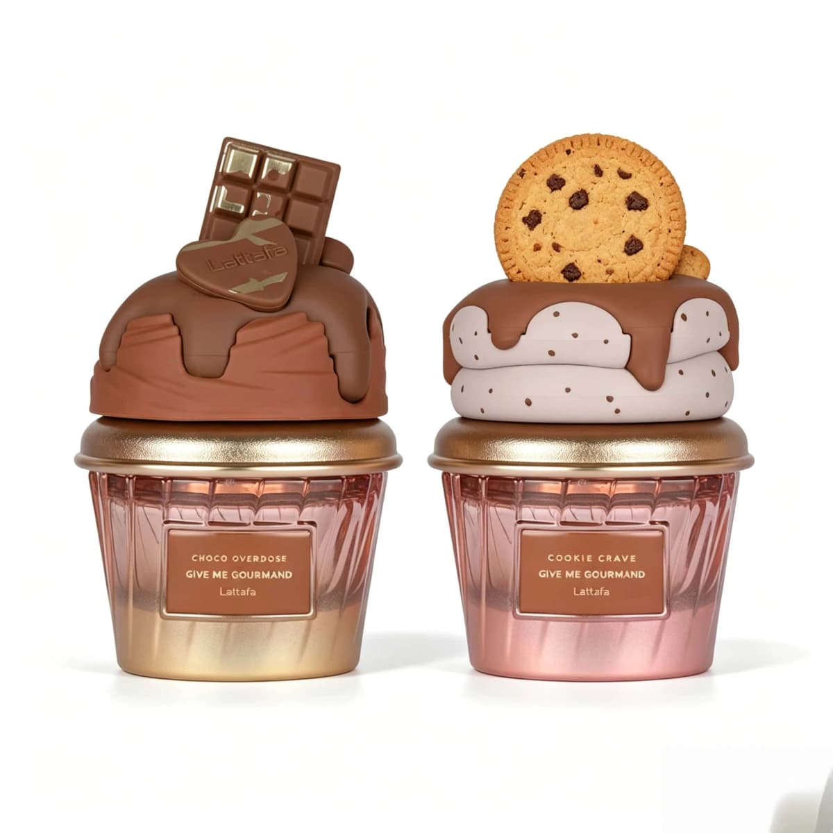"GIVE ME GOURMAND" Eau de Parfum (CHOCO OVERDOSE - COOKIE CRAVE): A fragrance featuring notes of fruit, berries, vanilla cream, and chocolate. Spray format, 75ml. Long-lasting scent (10–12 hours). An ideal gift choice for holidays, gatherings, and partie