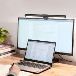 Computer Monitor Screen Light, Eye Protection Anti-Blue Light Office Study Desk Lamp, Space-Saving Desktop Lighting Lamp, Reading And Learning Illumination, Office Desk Light, Home Study Lighting Lamp, USB-Powered Desk Light