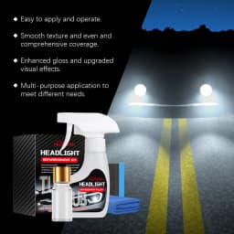 Car Headlight Care Kit, Headlight Renovation, Coating, Cleaning, Oxidation Removal, Light Transmittance Improvement, Auto Care Supplies