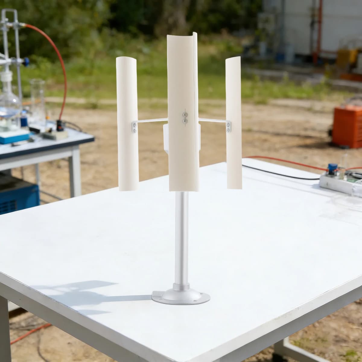 Vertical Axis Wind Turbine Generator, DIY Model Kit, Upgraded Low Noise 360° Wind Power Capture, ABS Durable, Voltage & Power Proportional to Wind Speed, for Science Project, Home Education Experiment