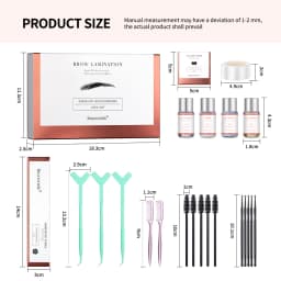 Brow Lift Perming Eyebrow Lamination Set Professional Brow Lamination Eyelash Long Lasting Eye Makeup Eyelash Lifting Perming Ket