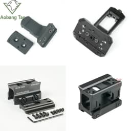 Tactical Metal RM T-1 T-2 Red Dot Sight Side Mount 45° Offset Optics Mounting Base Accessories Red Dot 45 Degree Bracket