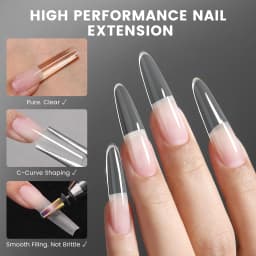 YOKEFELLOW PUREFORM Poly Gel Nai Polish Tpo&Hema Free Pink Red Extension Gel Large Capacity 50g Hard Gel for Starter Nail Art DIY