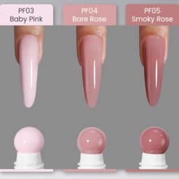 YOKEFELLOW PUREFORM Poly Gel Nai Polish Tpo&Hema Free Pink Red Extension Gel Large Capacity 50g Hard Gel for Starter Nail Art DIY