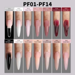 YOKEFELLOW PUREFORM Poly Gel Nai Polish Tpo&Hema Free Pink Red Extension Gel Large Capacity 50g Hard Gel for Starter Nail Art DIY