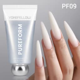 YOKEFELLOW PUREFORM Poly Gel Nai Polish Tpo&Hema Free Pink Red Extension Gel Large Capacity 50g Hard Gel for Starter Nail Art DIY