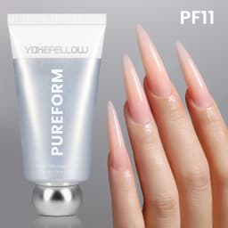 YOKEFELLOW PUREFORM Poly Gel Nai Polish Tpo&Hema Free Pink Red Extension Gel Large Capacity 50g Hard Gel for Starter Nail Art DIY