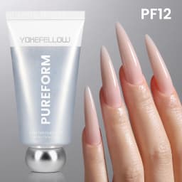 YOKEFELLOW PUREFORM Poly Gel Nai Polish Tpo&Hema Free Pink Red Extension Gel Large Capacity 50g Hard Gel for Starter Nail Art DIY