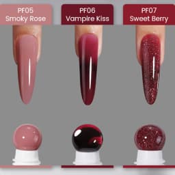 YOKEFELLOW PUREFORM Poly Gel Nai Polish Tpo&Hema Free Pink Red Extension Gel Large Capacity 50g Hard Gel for Starter Nail Art DIY