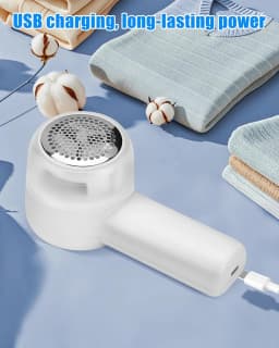 Electric Lint Remover Fabric Shaver for Clothes Portable Rechargeable Long-Lasting Battery Large Shaving Area 2 Speeds for Effortless Pilling Removal