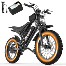 ZorixBike M9 Serie Electric Bike, NFC Unlock, 1500/3000W Peak Brushless Motor, 48V 13/20Ah, Max 31-35MPH, 30-70 Miles Range, 20' X 4.0' Fat Tire Ebike, UL 2849