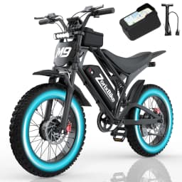 ZorixBike M9 Serie Electric Bike, NFC Unlock, 1500/3000W Peak Brushless Motor, 48V 13/20Ah, Max 31-35MPH, 30-70 Miles Range, 20' X 4.0' Fat Tire Ebike, UL 2849