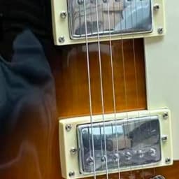 Gradient Brown Electric Guitar Gold Hardware Fixed Bridge 2H Pickup Suitable for Band Playing Instruments