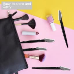 12 Pcs Eyebrow Razors, Face Razors Multipurpose, Exfoliating Dermaplaning Tools, Eyebrow Trimmers Shaver with Protective Cover, Facial Hair Removal for Women Men Body Use