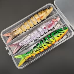 ANFS 3pcs Fishing Lure Kit-Realistic Design Swim Bait, Fishing Bait for Freshwater Saltwater Fishing, Angler Must Have