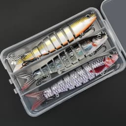 ANFS 3pcs Fishing Lure Kit-Realistic Design Swim Bait, Fishing Bait for Freshwater Saltwater Fishing, Angler Must Have