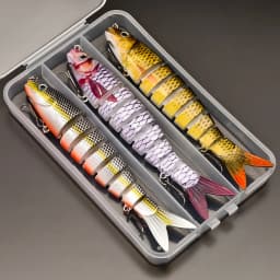 ANFS 3pcs Fishing Lure Kit-Realistic Design Swim Bait, Fishing Bait for Freshwater Saltwater Fishing, Angler Must Have