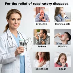Portable Nebulizer with Delicate, Efficient Atomization - Comfortable to Use, Featuring a High-Value Refined Design, Reusable, and Complete with Multiple Components, Nebulizer for Asthma, Nebulizer Machine for, Portable Nebulizer, Nebulizer for