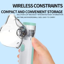 Portable Nebulizer with Delicate, Efficient Atomization - Comfortable to Use, Featuring a High-Value Refined Design, Reusable, and Complete with Multiple Components, Nebulizer for Asthma, Nebulizer Machine for, Portable Nebulizer, Nebulizer for