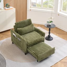 comfortable chair for Small apartment Bedroom space Balcony Small sofa bed Lazy Small sofa with a pillo Comfy Futon Couch