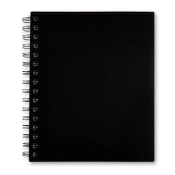 NEW STOCK ARRIVALS College Ruled 5-Subject Poly Notebook, 6" x 8.26", Black, 150 Sheets