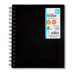 NEW STOCK ARRIVALS College Ruled 5-Subject Poly Notebook, 6" x 8.26", Black, 150 Sheets