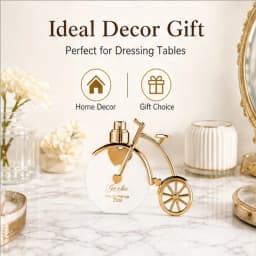 Bicycle-shaped lady perfume 25 ml - High-end, long-lasting floral and fruity fragrance spray - Decorative perfume as a gift. Ideal gift for girlfriend, wife on Valentine's Day or birthday.