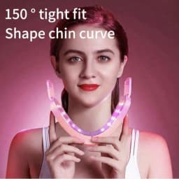 5-Mode 12-Intensity Face Massager, Vibration Lifting & Heating Double Chin V-Shape Massager, Smart Skin Tightening Device, Ideal Holiday Gift For Women