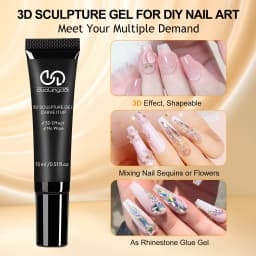 Press-on Nails Glue, Diamond Glue for Nail Accessories, Metal Jewelry Strong Adhesive, Non-dripping Press-on Nails Specialized Glue