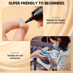 Press-on Nails Glue, Diamond Glue for Nail Accessories, Metal Jewelry Strong Adhesive, Non-dripping Press-on Nails Specialized Glue