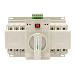 NEWEST Dual Power Automatic Transfer Switch 3P 63A ATS Dual Power Generator Changeover Switch 110V Mini Electrical Selector Switches
