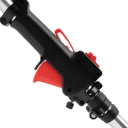 52CC 6500-8500rpm 2.3hp Multi-Purpose Handheld Sweeper Broom 2-Stroke 1-Cylinder Gas Power with Curved Baffle Quick Connector for Driveway Turf Artificial Grass Snow Clean