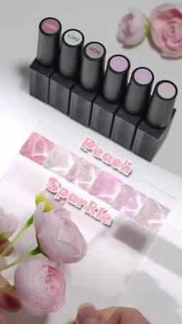 Beetles Jelly Gel Nail Polish Set Peach Color Sheer Gel 28 Days Long Lasting 6 Colors Nude Pink Gel Polish Kit 7.5ml Beginner Suitable for All Se DIY