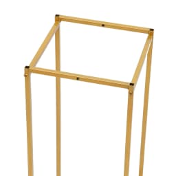 Wedding Flower Stand, Set of 3 Gold Square Supports, Durable Carbon Steel with High-Temperature Paint, Sizes 20x20x50cm, 23x23x60cm, 26x26x70cm, Decorative Floral Display for Weddings, Parties, DIY Event Decoration