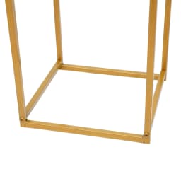 Wedding Flower Stand, Set of 3 Gold Square Supports, Durable Carbon Steel with High-Temperature Paint, Sizes 20x20x50cm, 23x23x60cm, 26x26x70cm, Decorative Floral Display for Weddings, Parties, DIY Event Decoration