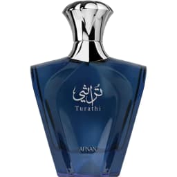 Afnan Turathi Eau de Parfum for Men, 90ml | Sophisticated woody-spicy fragrance; top notes of bergamot and grapefruit, heart notes of cinnamon and lavender | Long-lasting (6–8 hours) | Suitable for daily work or social occasions