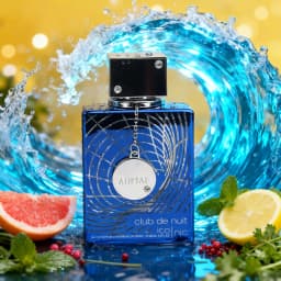 Armaf Club de Nuit Blue Iconic For Men 3.6oz Premium Woody Amber Scent Perfect Gift For Gentlemen