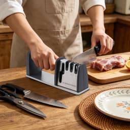 Knives Sharpener 4-In-1 Function for Chef Knives Kitchen Knives Bone Cutters Fruit Knives Scissors Bayonets