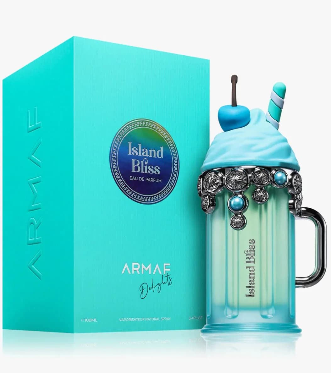 Armaf Delights - Island Bliss for Men - 3.4 oz EDP Spray, Refreshing Tropical Fragrance with Fruity and Aquatic Notes.