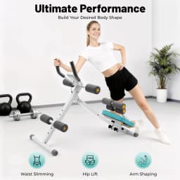 ABS Adjustable Workout Equipment For Home Gym Whole Body Workout Waist Trainer For Women&Men, Core Abs Exercise Machine