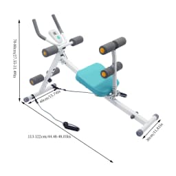 ABS Adjustable Workout Equipment For Home Gym Whole Body Workout Waist Trainer For Women&Men, Core Abs Exercise Machine