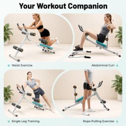 ABS Adjustable Workout Equipment For Home Gym Whole Body Workout Waist Trainer For Women&Men, Core Abs Exercise Machine