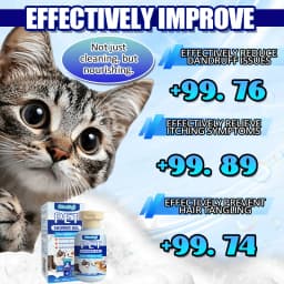 Waterless dry shampoo for cats and dogs; pet grooming and cleaning shampoo; foam; pet supplies