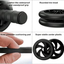 Abdominal Wheel, Ab Roller For Abdominal Exercise Machine, Abs Workout Equipment, Core Strengthening Trainer Fitness Belly