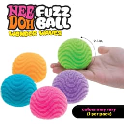 NeeDoh Fuzz Ball Blind Box Series, Soft Stress Relief Fuzzy Ball, Desktop Ornament Fun Squishy Toy for Pressure Relief