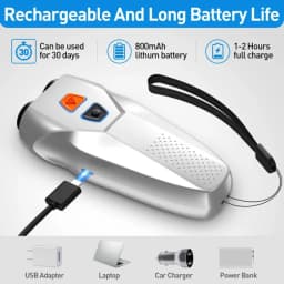 Rechargeable Ultrasonic Dog Repellent & Barking Deterrent – 3-Mode Pet Training Device for Behavior Correction & Stop Barking
