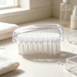 Quality Bristles Contour Nail Brush, Deep Cleaning Brush for Fingernails and Toenails