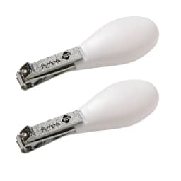 Fold-Up Baby Nail Clippers, 2 Pack, Safe Gentle Nail Care for Newborns, Infants and Toddlers