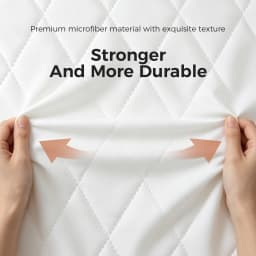 1pc Modern Soft Breathable Waterproof Bed Fitted Sheet - Lightweight, Fitted Mattress Protector For All Beds, Bedding Essentials, Minimalist Design (Excluding Pillowcases)